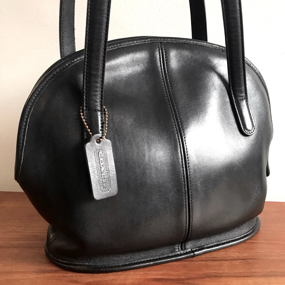 COACH | Asheville Zip Bowler Style Structured Made In The USA Leather Bag